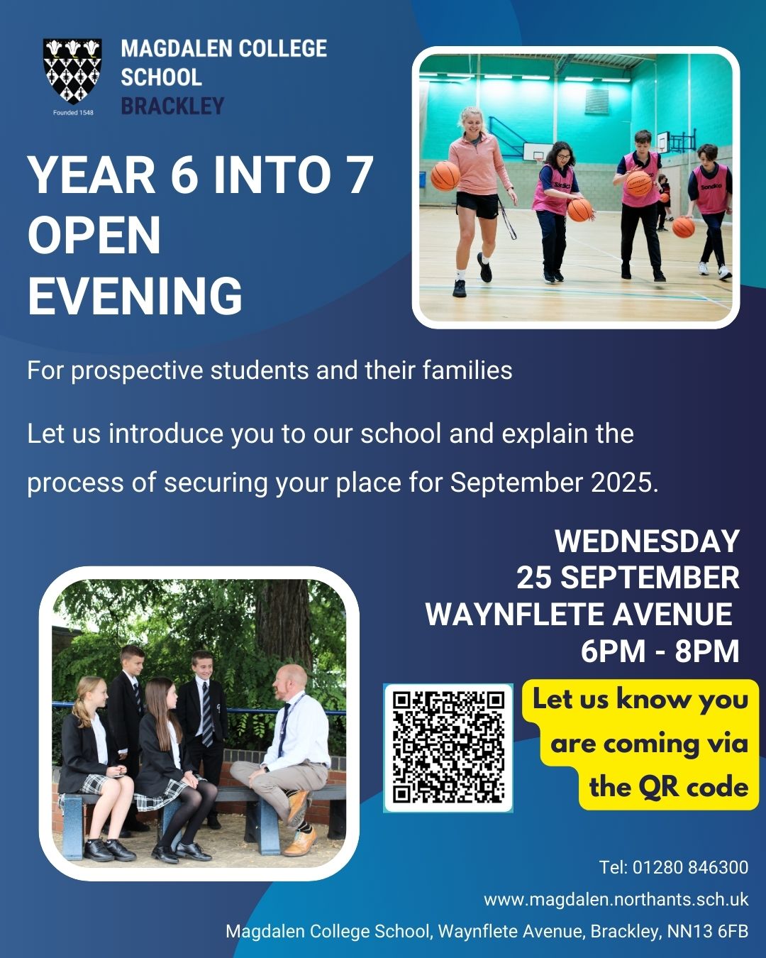 Year 6 into 7 Open evening